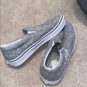Grey Slip on Vans